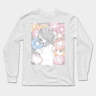 PEONIES2 Long Sleeve T-Shirt